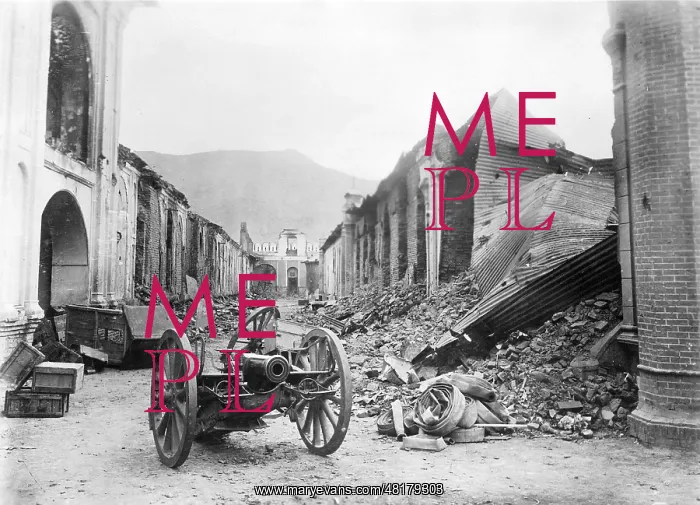 : Destroyed houses in Kabul, 1929 : Destroyed houses in Kabul, 1929