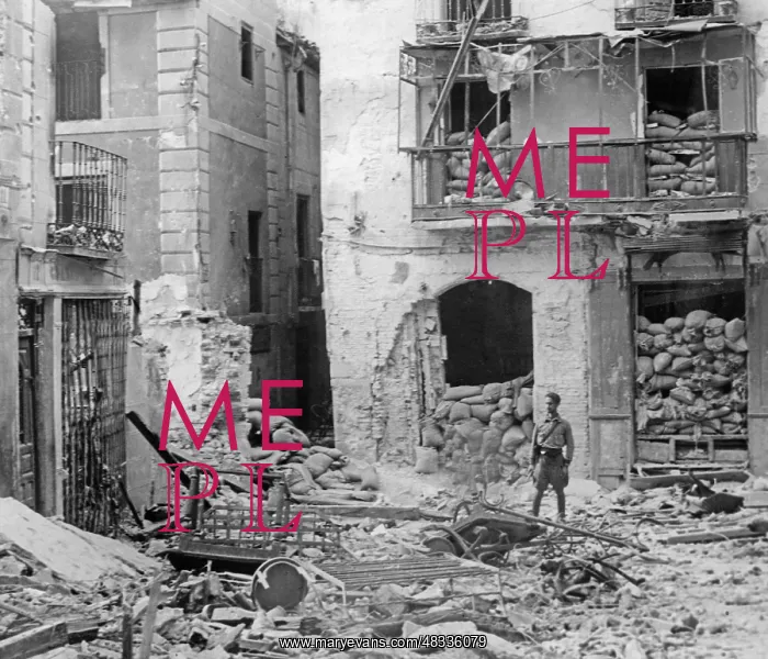 : Destroyed houses in Madrid, 1936-39 : Destroyed houses in Madrid, 1936-39
