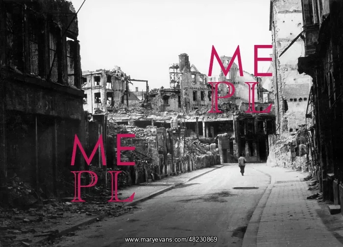 : Destroyed Munich after the Second World War, 1945 : Destroyed Munich after the Second World War, 1945