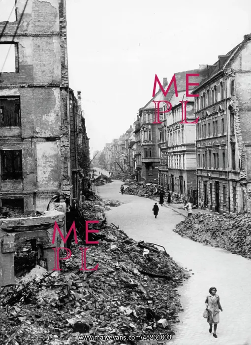 : Destroyed Munich after the Second World War, 1945 : Destroyed Munich after the Second World War, 1945