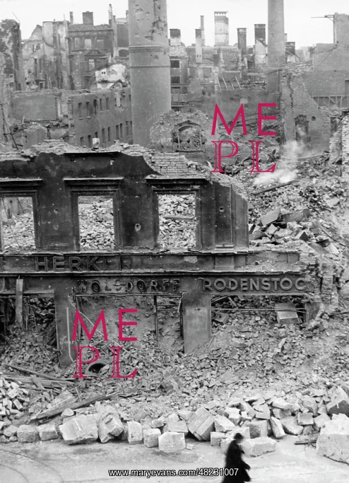 : Destroyed Munich after the Second World War, 1945 : Destroyed Munich after the Second World War, 1945