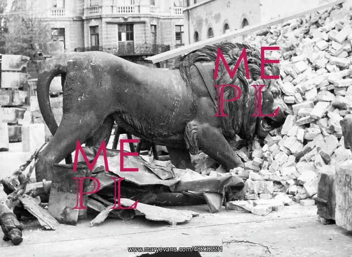 : Destroyed Munich after the Second World War, 1945 : Destroyed Munich after the Second World War, 1945