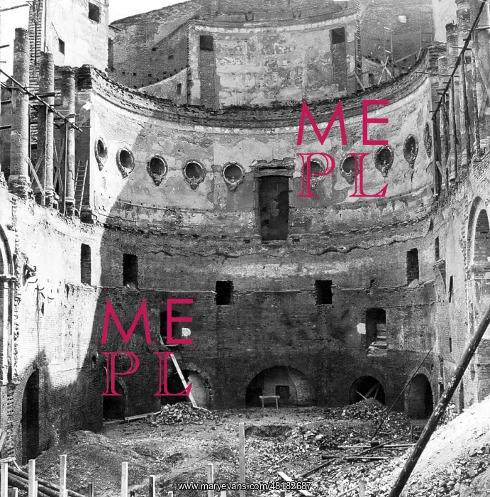 : The destroyed Odeon in Munich, 1944 : The destroyed Odeon in Munich, 1944