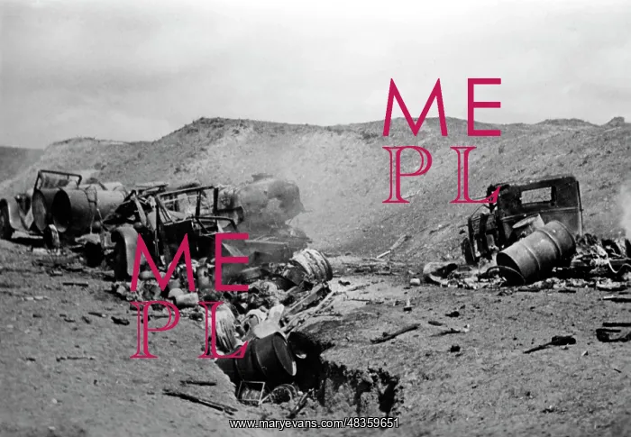 : Destroyed Soviet trucks, May 1942 : Destroyed Soviet trucks, May 1942