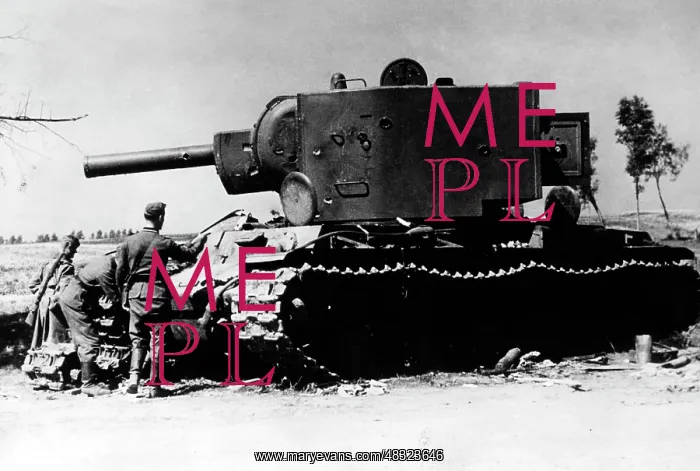  : Destroyed tanks of the Red Army