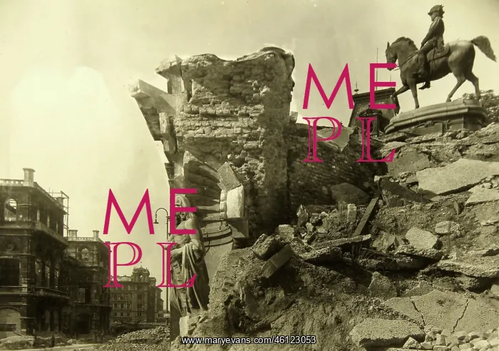 : Destroyed Vienna 1944-1946 - Bomb damage of : Destroyed Vienna 1944-1946 - Bomb damage of