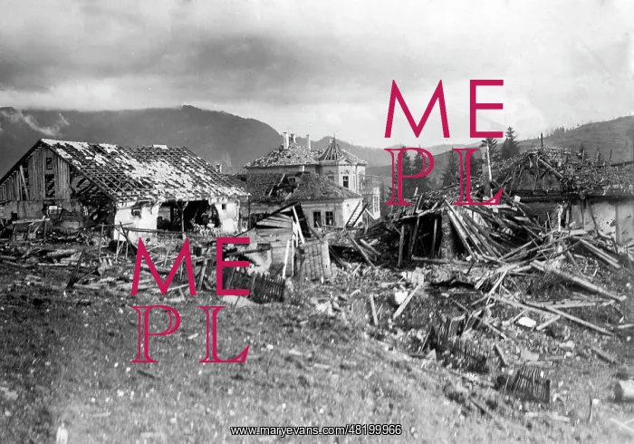 : Destruction in Predeal, 1916 : Destruction in Predeal, 1916