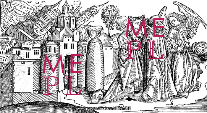 : Destruction of Sodom and Gomorrah by earthquake : Destruction of Sodom and Gomorrah by earthquake
