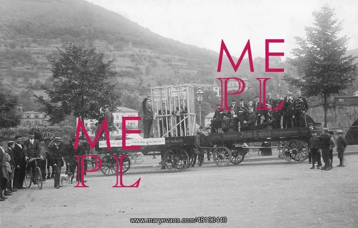 : Detention cell procession in Heidelberg, 1906 : Detention cell procession in Heidelberg, 1906