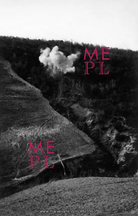 : Detonating mine at the Eastern front, 1915 : Detonating mine at the Eastern front, 1915