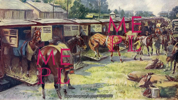 : Detraining horses at Ascot : Detraining horses at Ascot