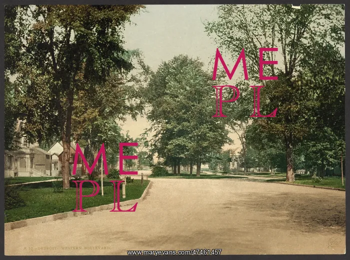 : Detroit. Western boulevard : Detroit. Western boulevard