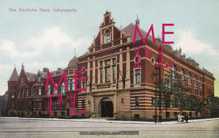 : Deutsche Haus (Athenaeum), Indianapolis, Indiana, USA : Deutsche Haus (Athenaeum), Indianapolis, Indiana, USA