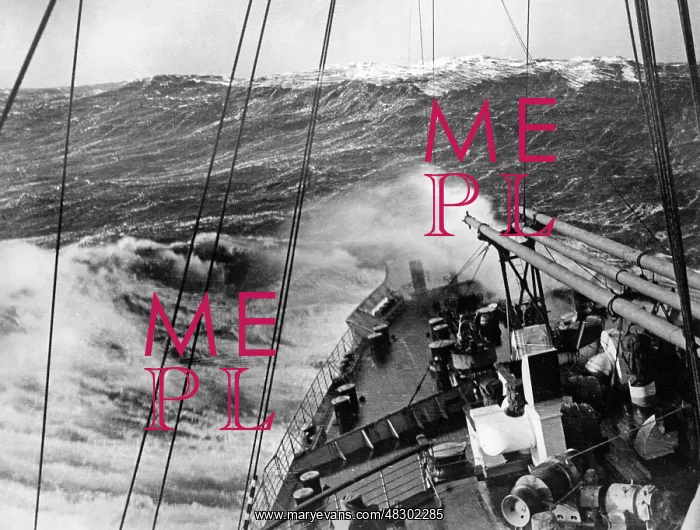 : The Deutschland in heavy seas, 1926 : The Deutschland in heavy seas, 1926