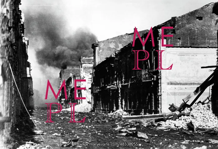 : Devastated downtown of Kharkiv, 1943 : Devastated downtown of Kharkiv, 1943