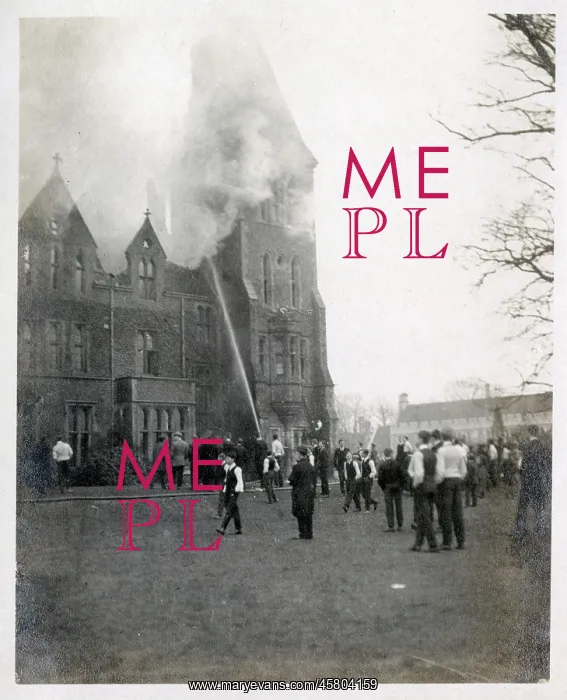 : Devastating fire at a British Public School for Boys : Devastating fire at a British Public School for Boys