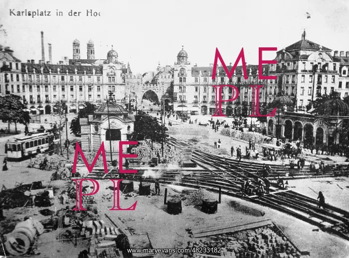 : Development of the tram Karlsplatz / Stachus in Munich : Development of the tram Karlsplatz / Stachus in Munich
