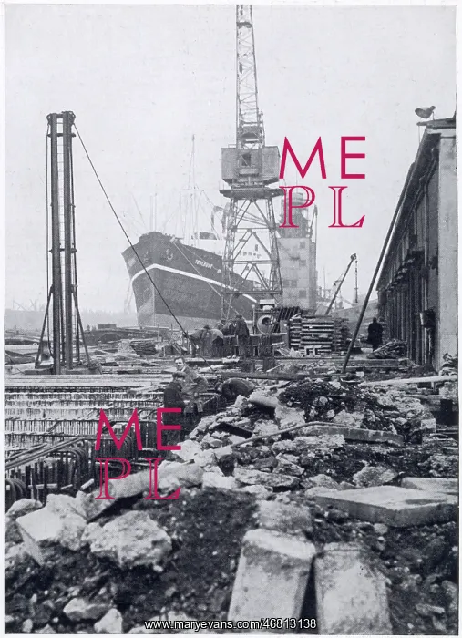 : Development of Victoria Docks port 1936 : Development of Victoria Docks port 1936