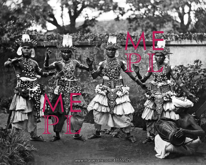 : Devil dancers, Ceylon (Sri Lanka) : Devil dancers, Ceylon (Sri Lanka)