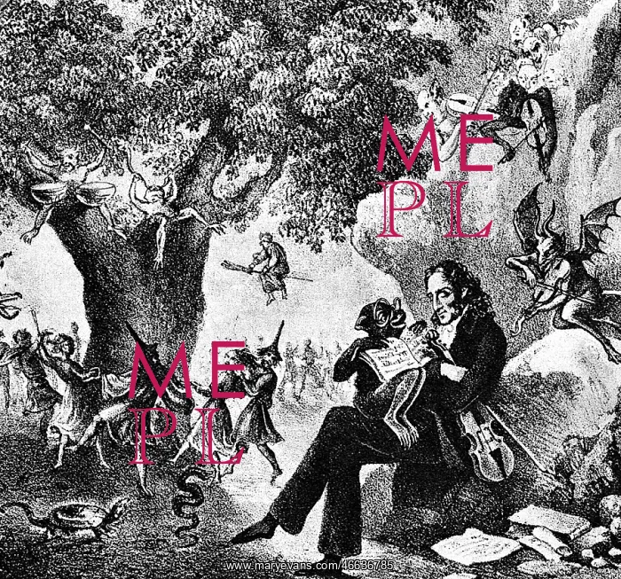 : Devil teaching Paganini to play : Devil teaching Paganini to play