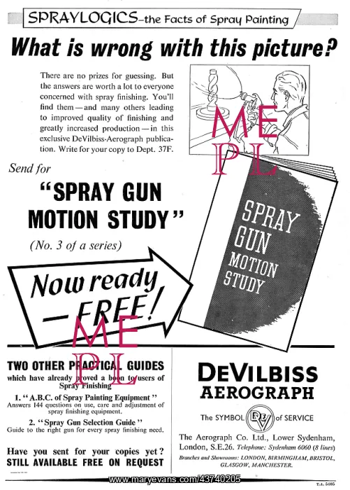 : DeVilbiss Aerograph Spraylogics Spray Guns : DeVilbiss Aerograph Spraylogics Spray Guns