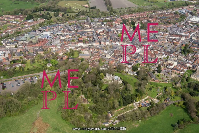 : Devizes Castle and town, Wiltshire : Devizes Castle and town, Wiltshire