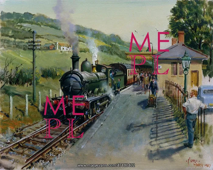 : Devon Wayside Station ' steam locomotive : Devon Wayside Station ' steam locomotive
