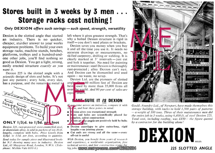 : Dexion Racking, Access & Storage System : Dexion Racking, Access & Storage System