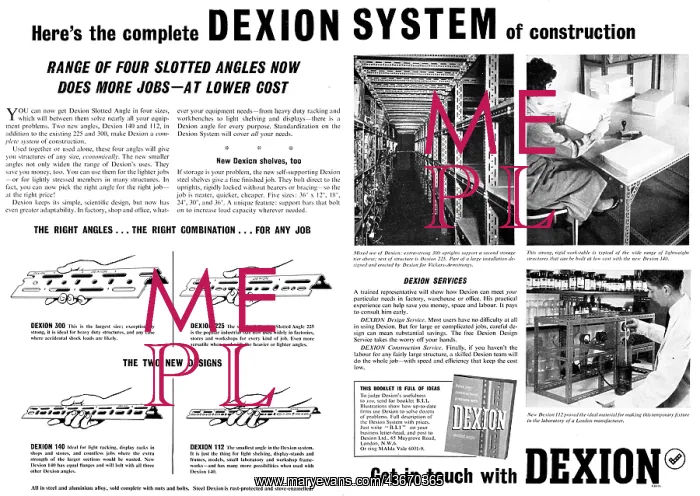 : Dexion Slotted Angle Racking System : Dexion Slotted Angle Racking System
