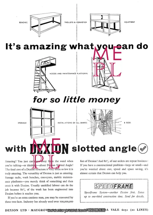 : Dexion Storage Racking System & Aircraft Servicing Platforms : Dexion Storage Racking System & Aircraft Servicing Platforms
