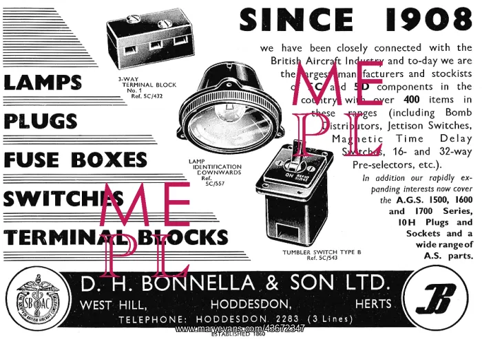 : D.H.Bonella Electrical Components & Accessories : D.H.Bonella Electrical Components & Accessories