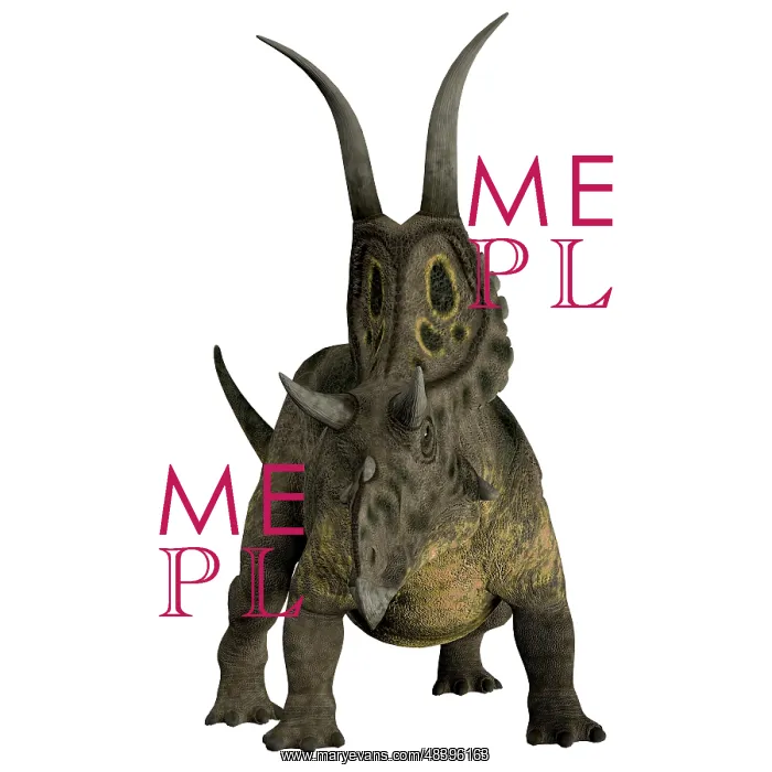 : Diabloceratops dinosaur : Diabloceratops dinosaur