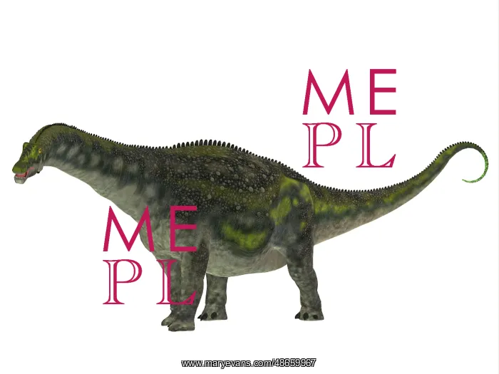 : Diamantinasaurus dinosaur, side profile : Diamantinasaurus dinosaur, side profile