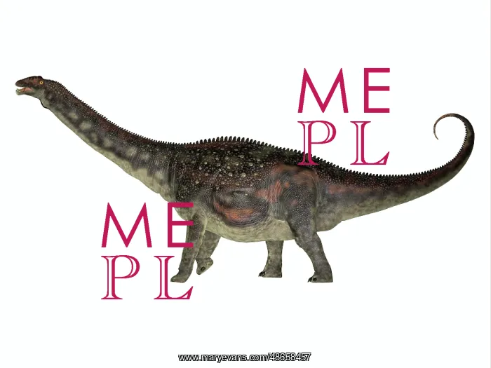 : Diamantinasaurus dinosaur, side view on white background : Diamantinasaurus dinosaur, side view on white background