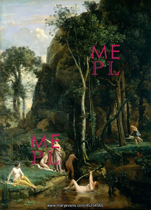 : DIANA AND ACTAEON, by Camille Corot, 1836 : DIANA AND ACTAEON, by Camille Corot, 1836