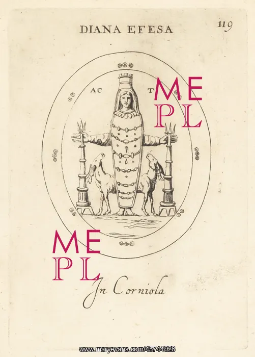 : Diana of Ephesus inside a water jug : Diana of Ephesus inside a water jug