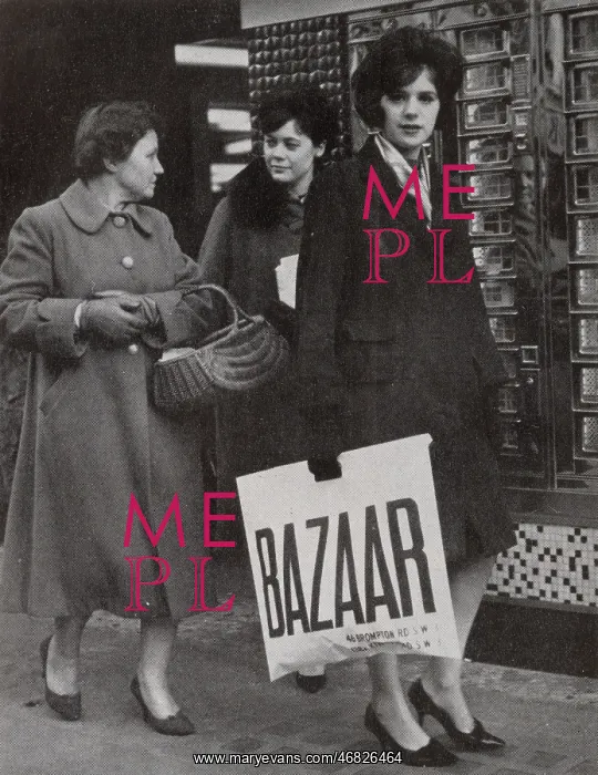 : Diana McLeod carrying a Bazaar bag : Diana McLeod carrying a Bazaar bag