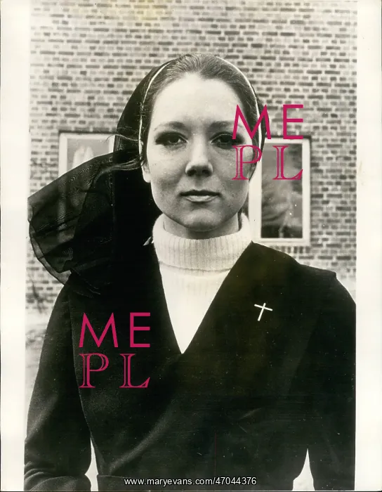 : Diana Rigg as Heloise in Abelard and Heloise play : Diana Rigg as Heloise in Abelard and Heloise play