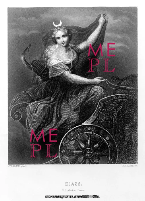  : Diana, Roman Goddess, In Her Chariot
