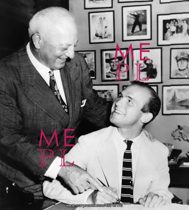  : Dick Button, amateur figure skater and Gen. ?