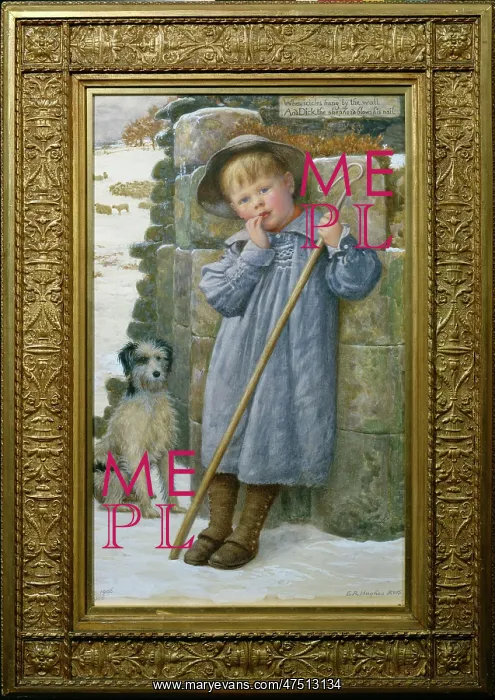 : Dick the Shepherd ' boy wearing blue smock : Dick the Shepherd ' boy wearing blue smock