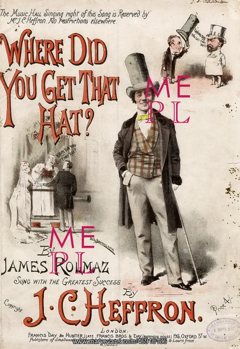 : Where Did You Get That Hat? By James Rolmaz : Where Did You Get That Hat? By James Rolmaz