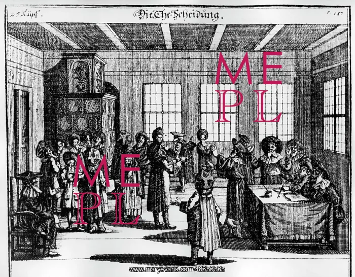 : Die Ehescheidung - Divorce, 1726 : Die Ehescheidung - Divorce, 1726