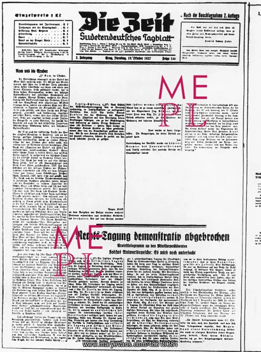 : Die Zeit, 1937 : Die Zeit, 1937