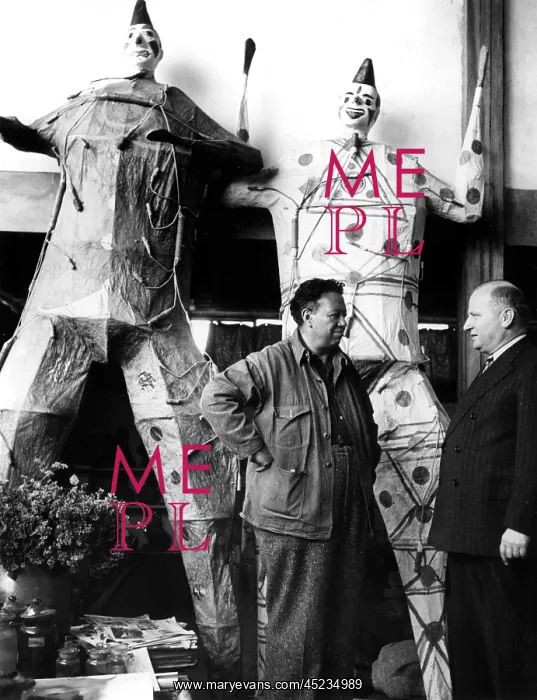 : Diego Rivera, w / Timothy Pfleuger, Executive ? : Diego Rivera, w / Timothy Pfleuger, Executive ?