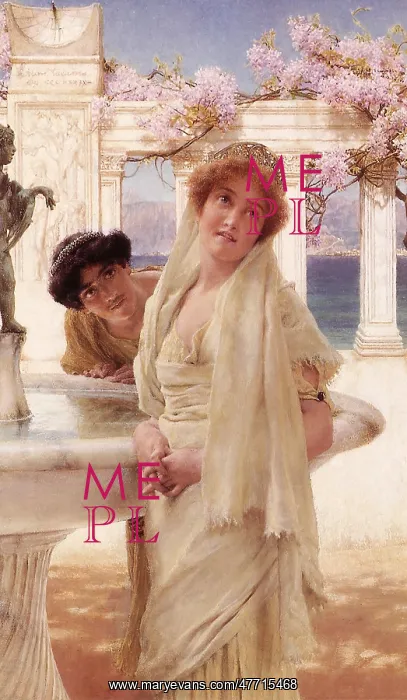: A Difference of Opinion, by Alma-Tadema : A Difference of Opinion, by Alma-Tadema