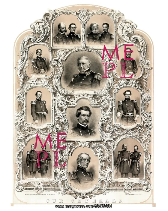 : Digitally restored early Civil War print from : Digitally restored early Civil War print from