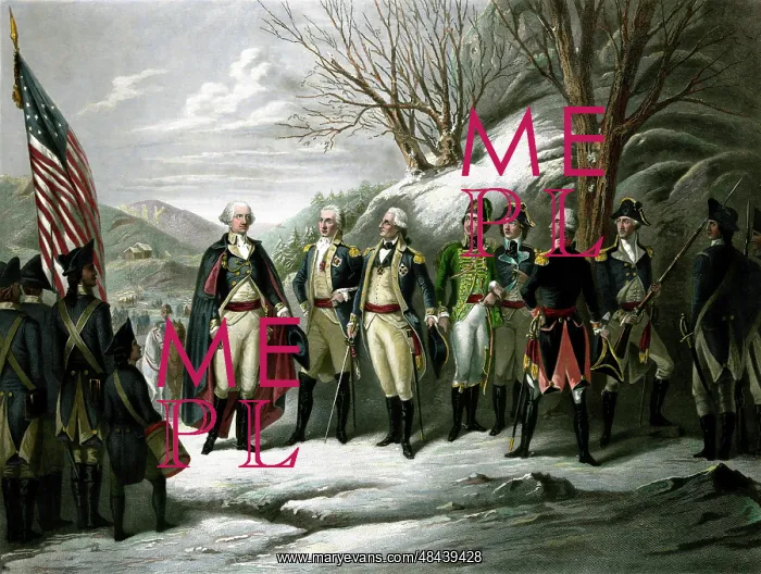 : Digitally restored picture of General George : Digitally restored picture of General George