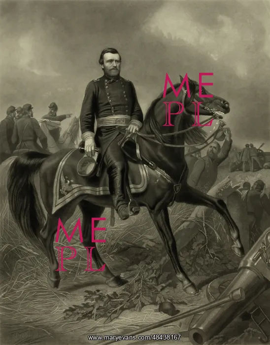 : Digitally restored picture of General Grant : Digitally restored picture of General Grant