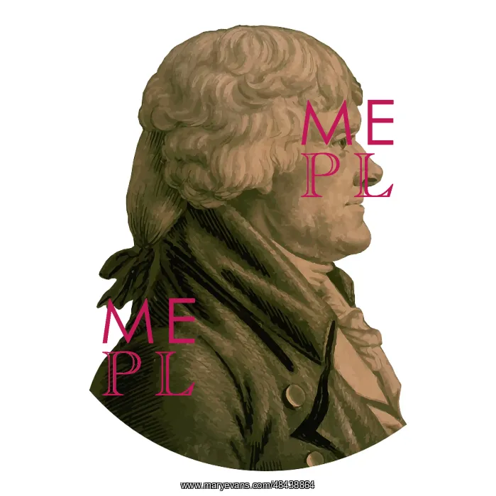 : Digitally restored portrait of Thomas Jefferson : Digitally restored portrait of Thomas Jefferson